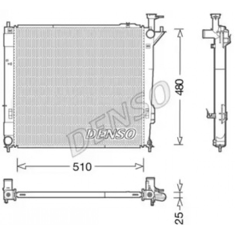 DRM41015  DENSO - Радіатор охолодження