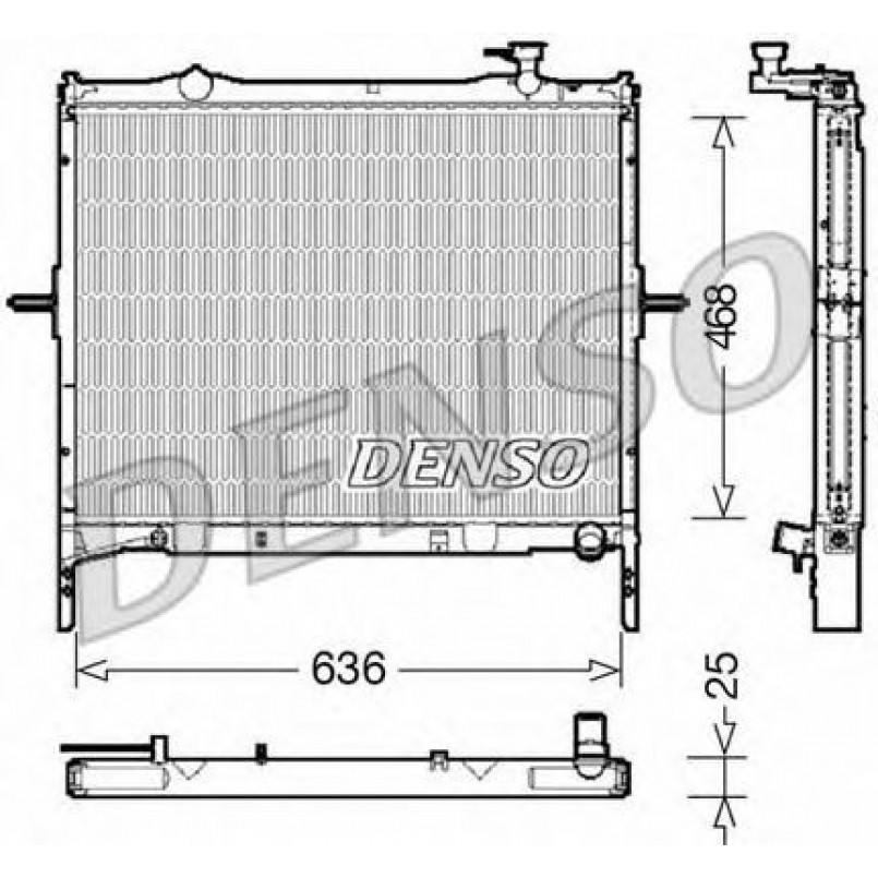 DRM43001  DENSO - Радіатор охолодження