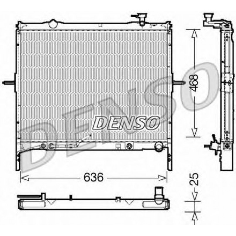 DRM43002  DENSO - Радіатор охолодження