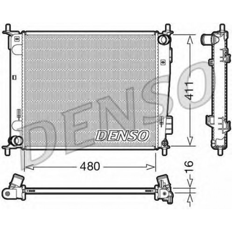 DRM43003  DENSO - Радіатор охолодження