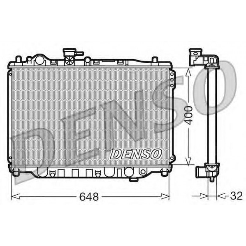DRM44007  DENSO - Радіатор охолодження