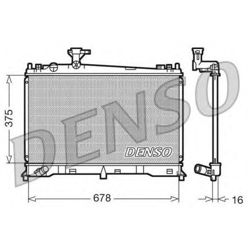 DRM44010  DENSO - Радіатор охолодження