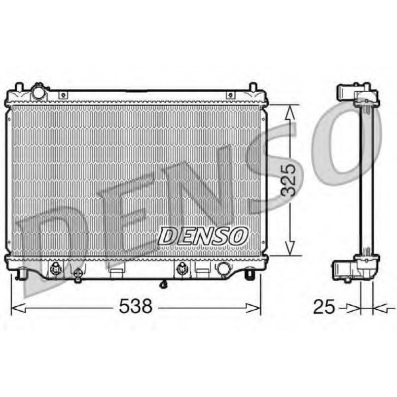 DRM44014  DENSO - Радіатор охолодження