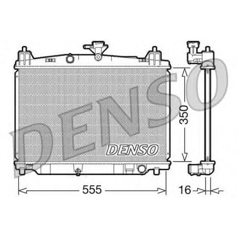 DRM44016  DENSO - Радіатор охолодження