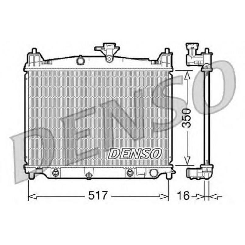 DRM44019  DENSO - Радіатор охолодження