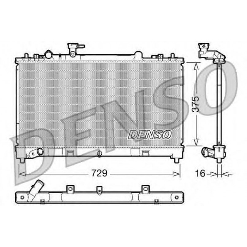 DRM44023  DENSO - Радіатор охолодження