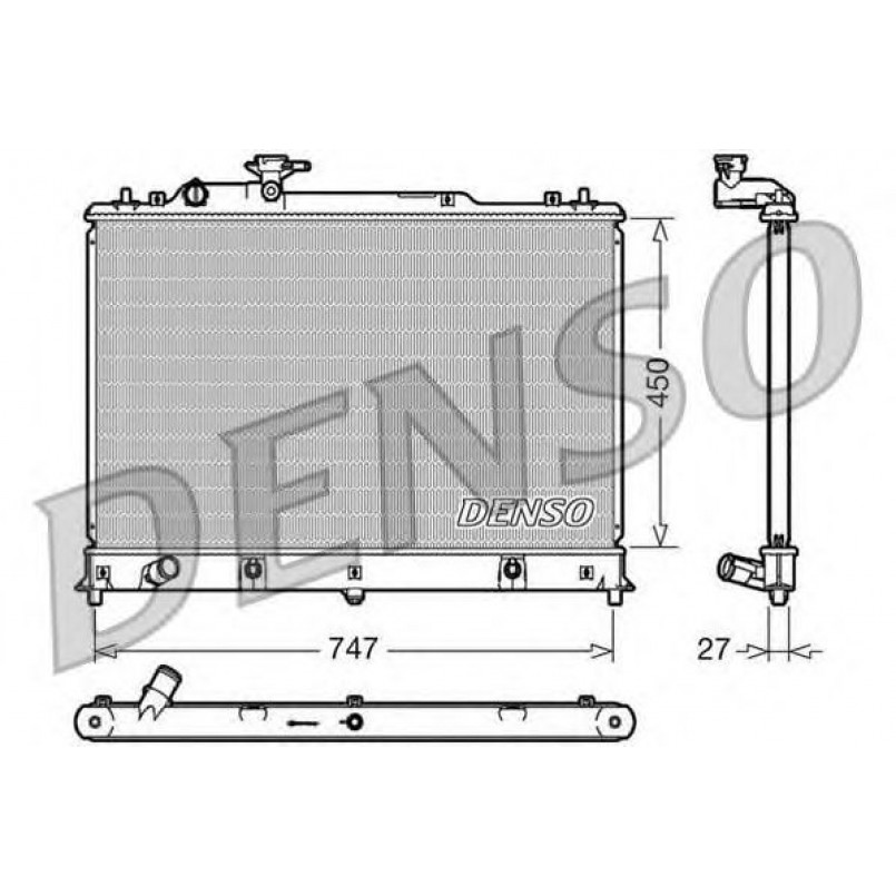 DRM44025  DENSO - Радіатор охолодження
