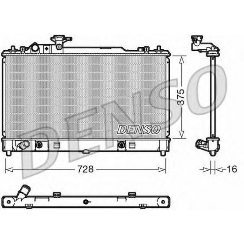 DRM44029  DENSO - Радіатор охолодження