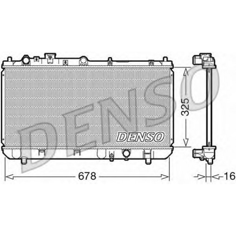 DRM44032  DENSO - Радіатор охолодження