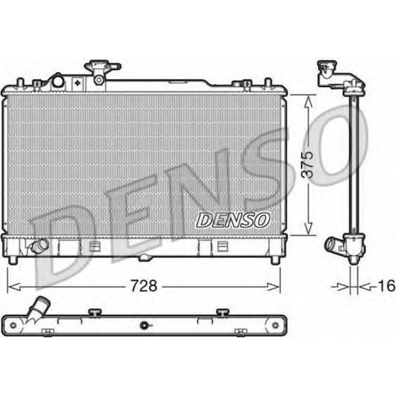 DRM44033  DENSO - Радіатор охолодження