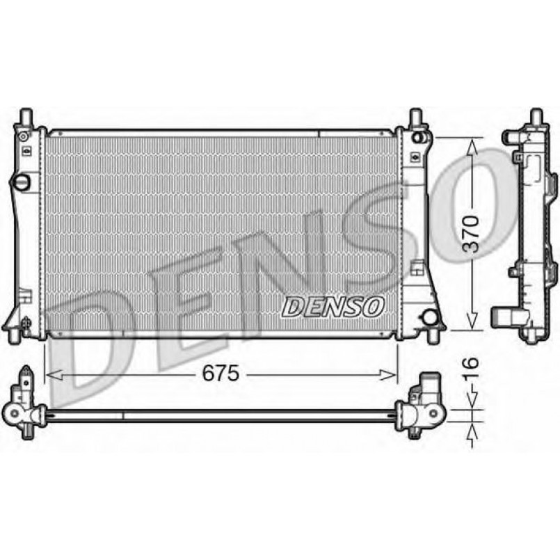 DRM44035  DENSO - Радіатор охолодження