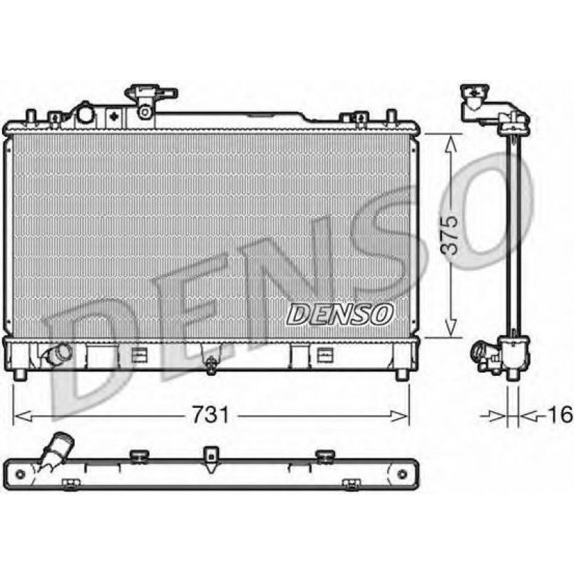 DRM44036  DENSO - Радіатор охолодження