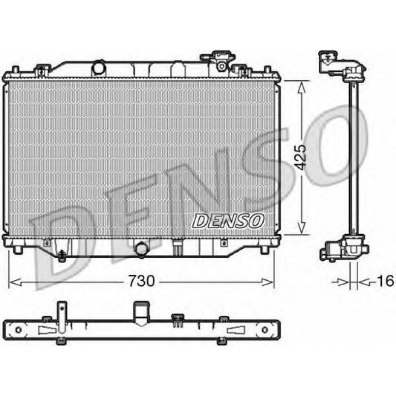 DRM44039  DENSO - Радіатор охолодження