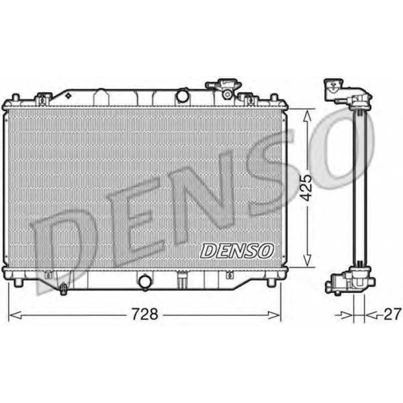 DRM44040  DENSO - Радіатор охолодження