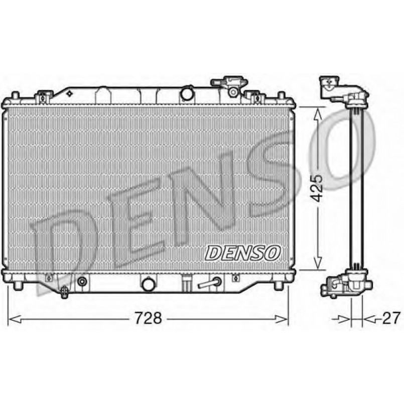 DRM44041  DENSO - Радіатор охолодження