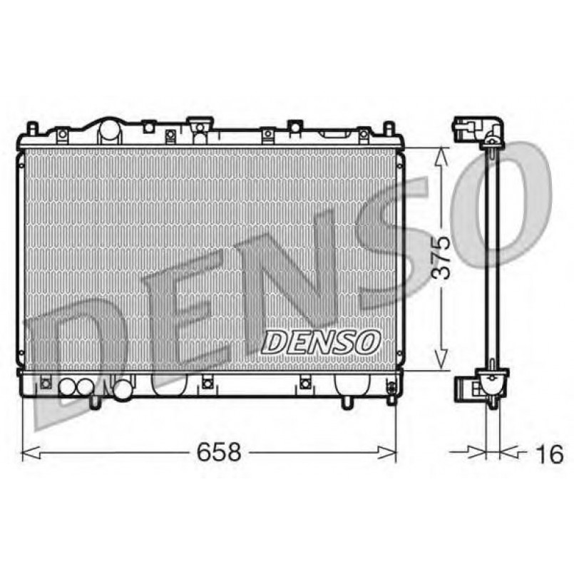 DRM45004  DENSO - Радіатор охолодження
