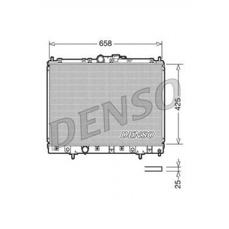 DRM45006  DENSO - Радіатор охолодження
