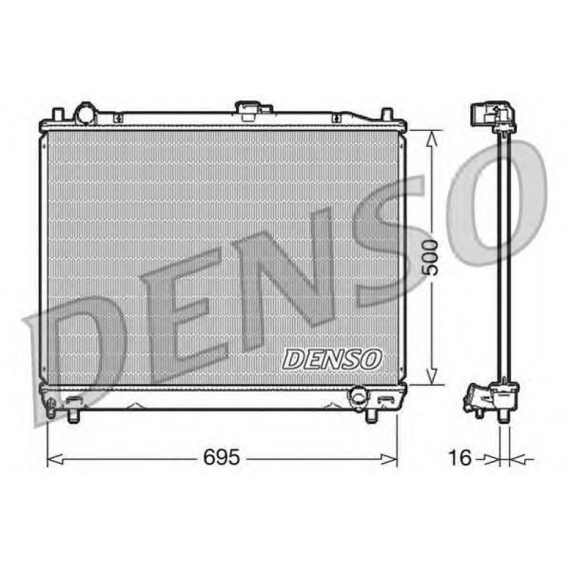 DRM45008  DENSO - Радіатор охолодження
