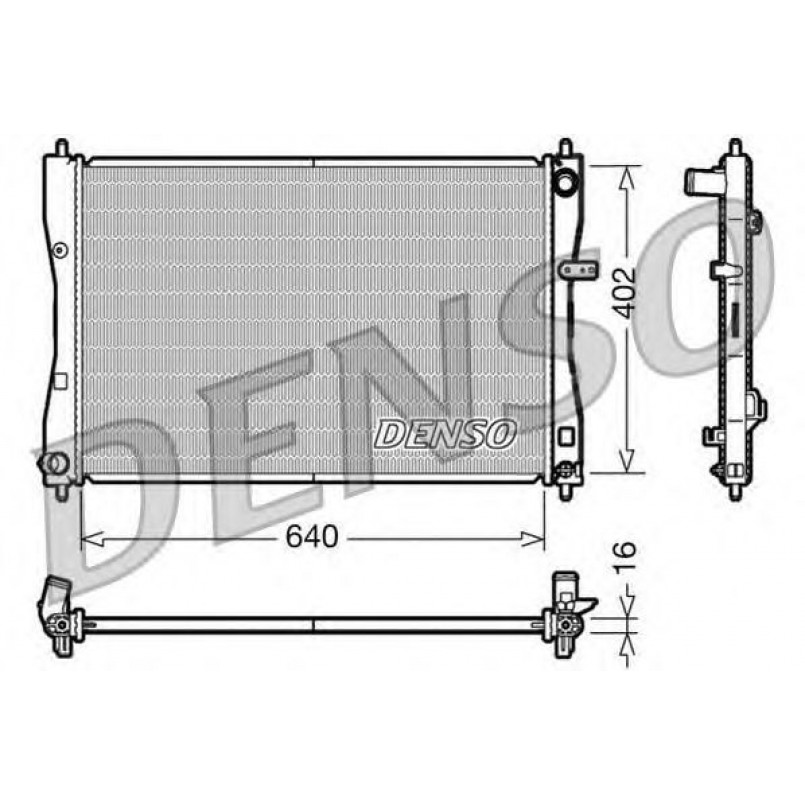 DRM45009  DENSO - Радіатор охолодження