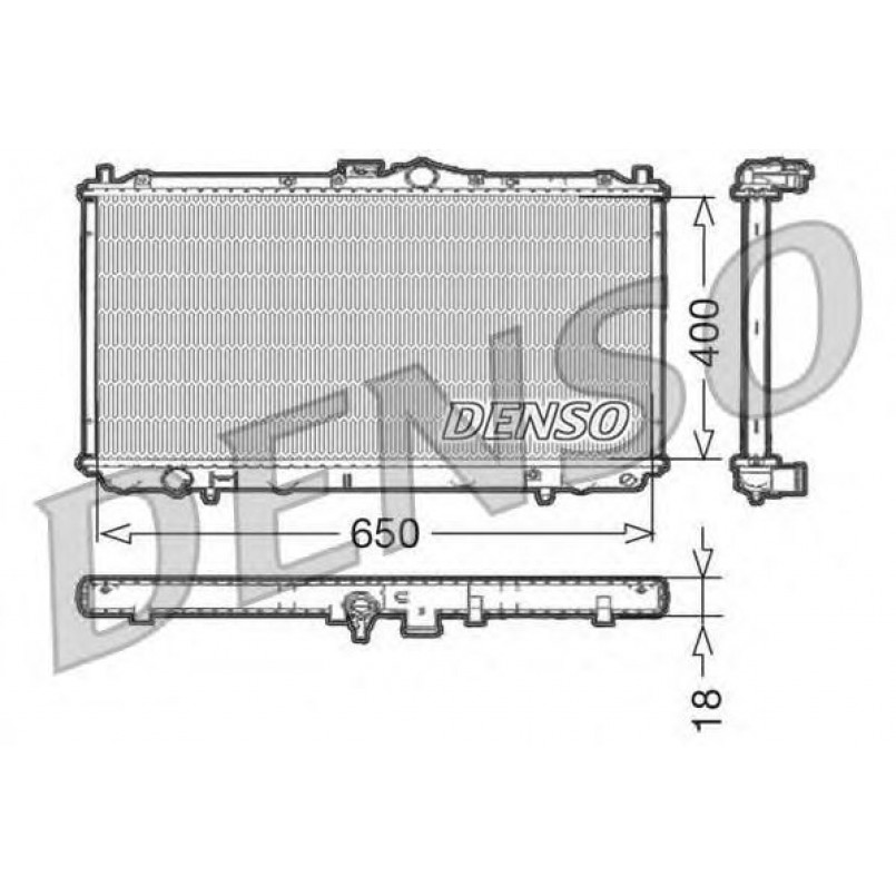 DRM45010  DENSO - Радіатор охолодження