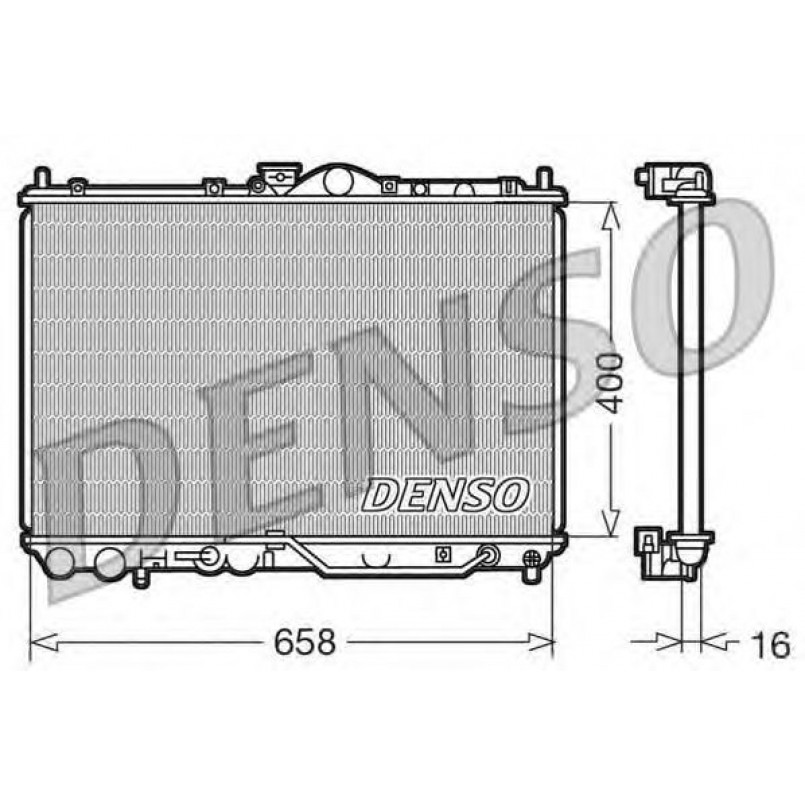 DRM45011  DENSO - Радіатор охолодження