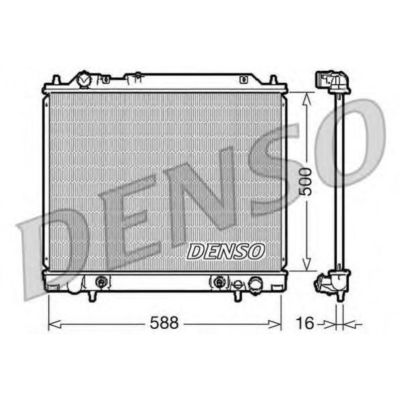 DRM45013  DENSO - Радіатор охолодження