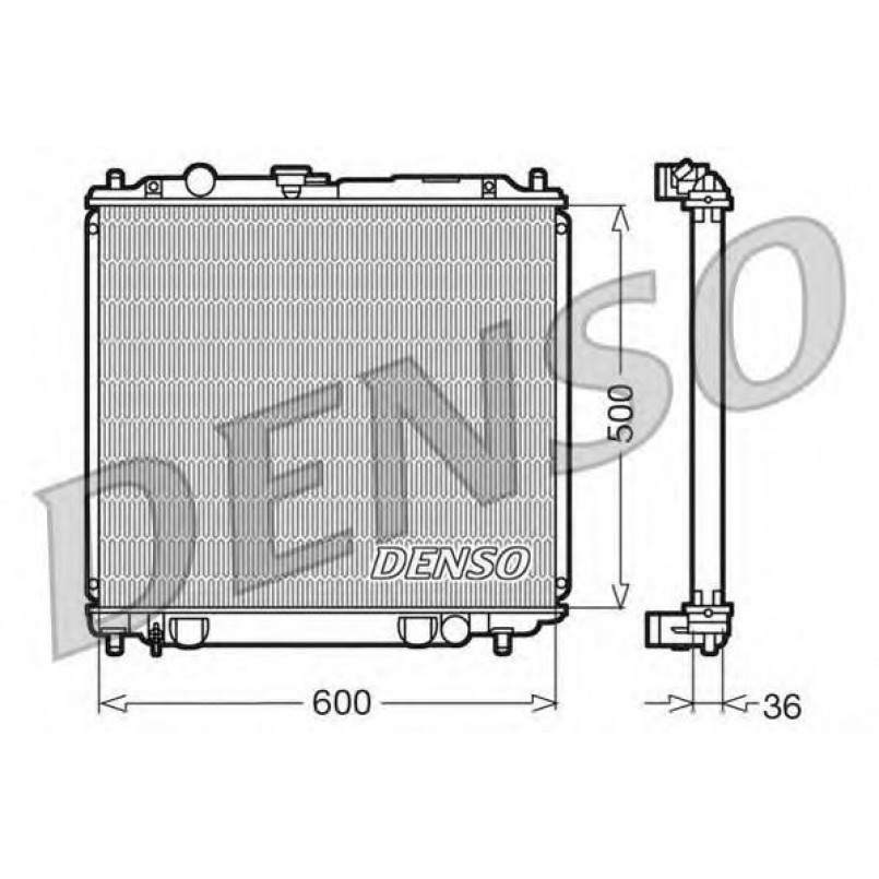 DRM45014  DENSO - Радіатор охолодження
