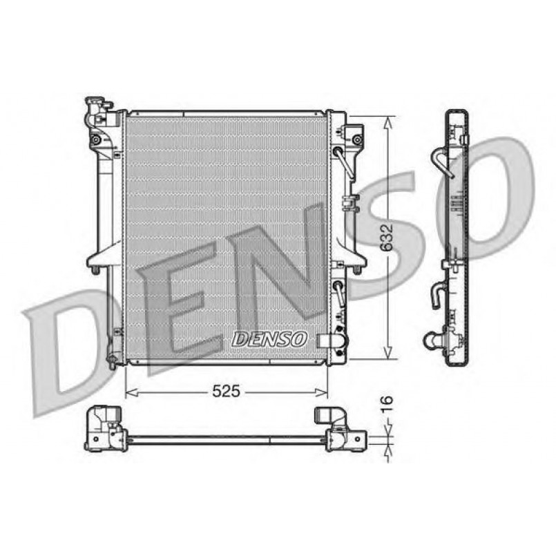 DRM45018  DENSO - Радіатор охолодження