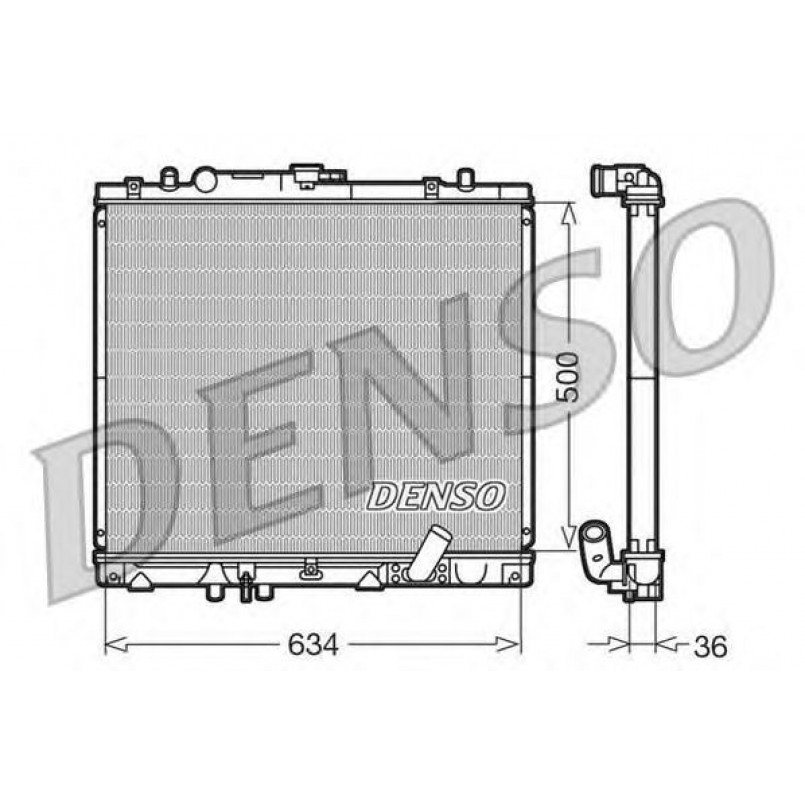 DRM45020  DENSO - Радіатор охолодження