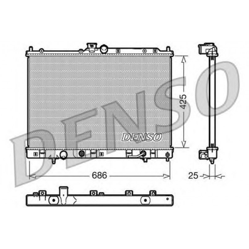 DRM45030  DENSO - Радіатор охолодження
