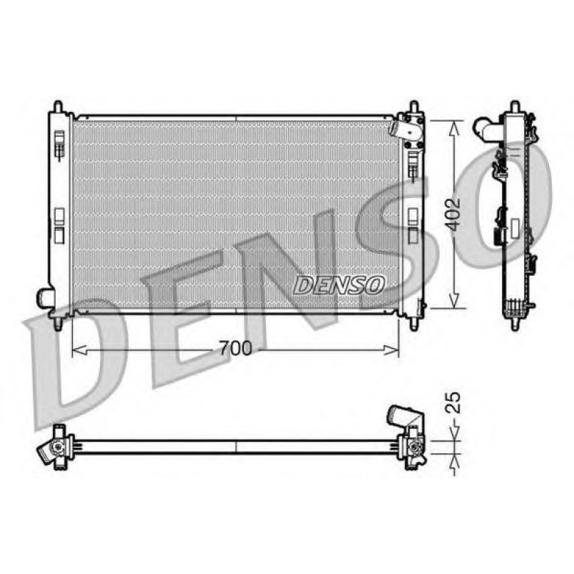DRM45032  DENSO - Радіатор охолодження