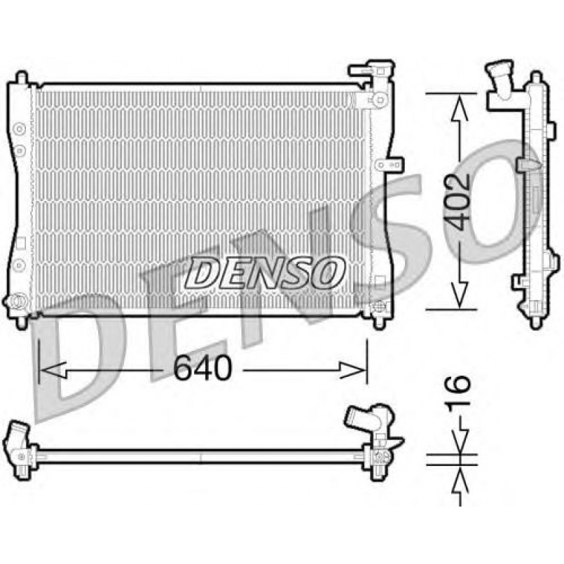 DRM45033  DENSO - Радіатор охолодження