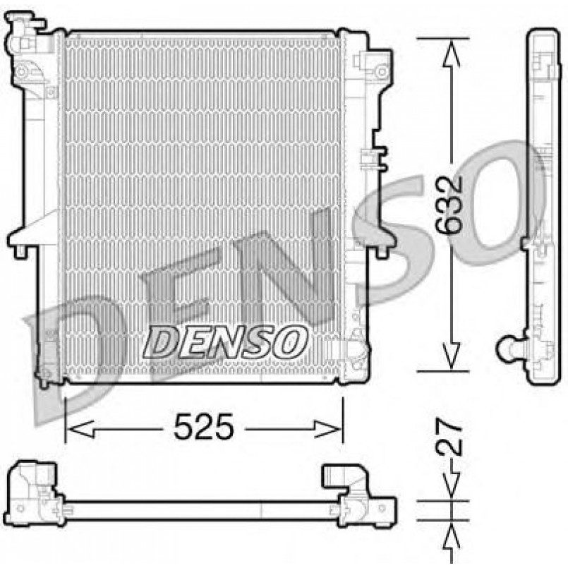 DRM45034  DENSO - Радіатор охолодження