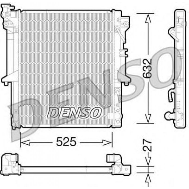 DRM45035  DENSO - Радіатор охолодження