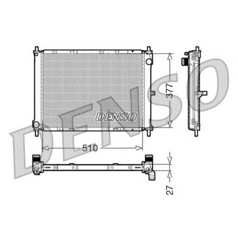 DRM46003  DENSO - Радіатор охолодження