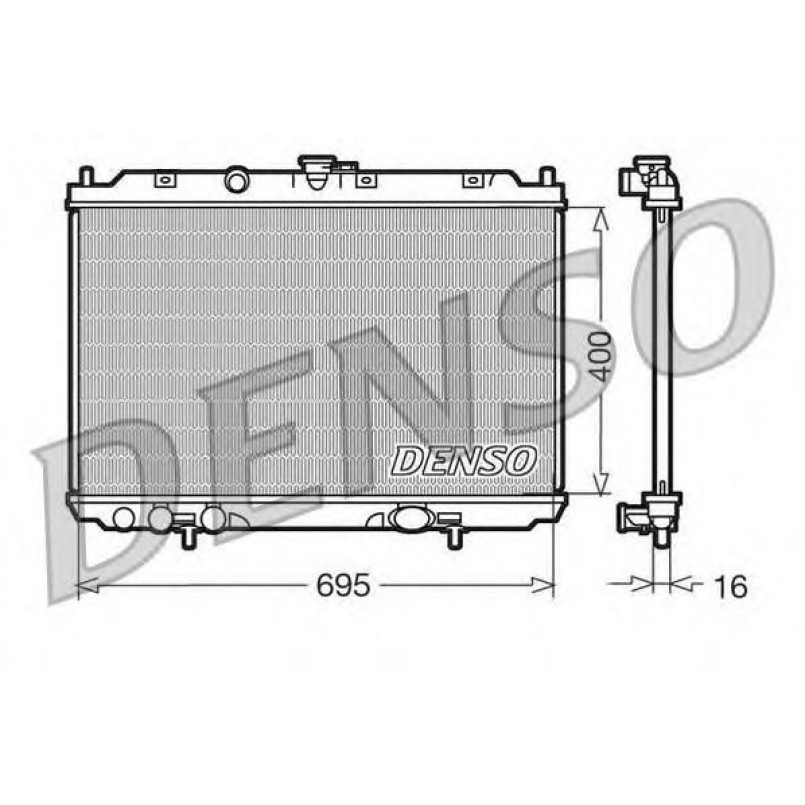 DRM46013  DENSO - Радіатор охолодження