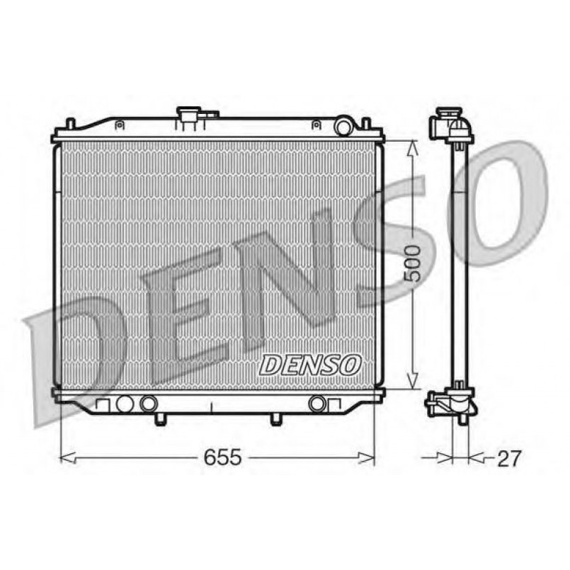 DRM46020  DENSO - Радіатор охолодження