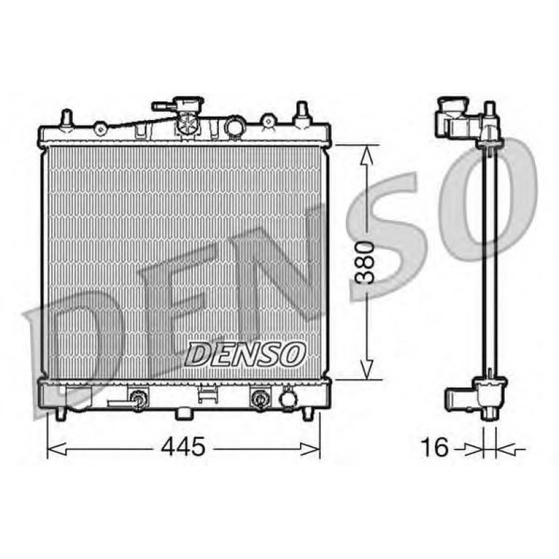 DRM46021  DENSO - Радіатор охолодження