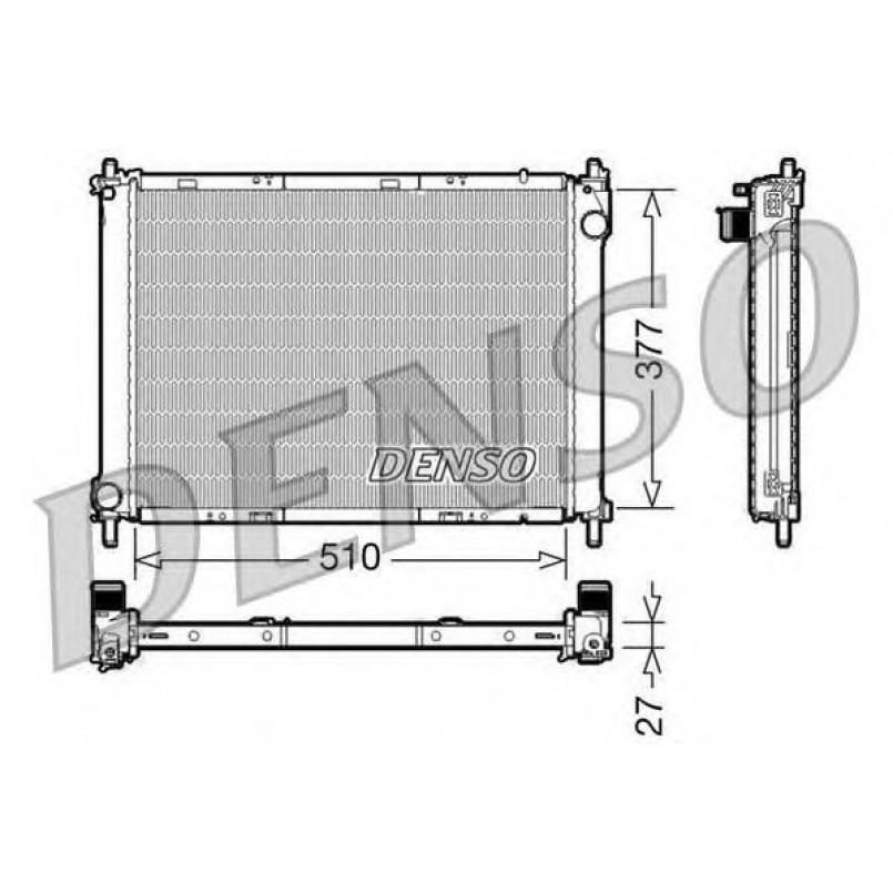 DRM46022  DENSO - Радіатор охолодження