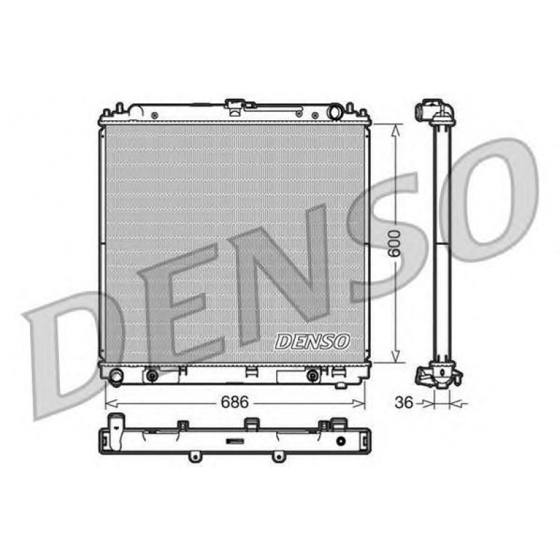 DRM46032  DENSO - Радіатор охолодження