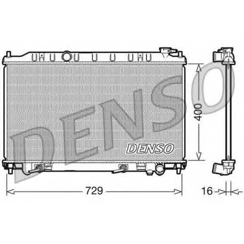 DRM46033  DENSO - Радіатор охолодження