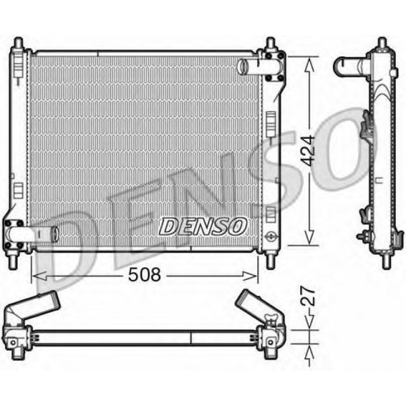 DRM46043  DENSO - Радіатор охолодження