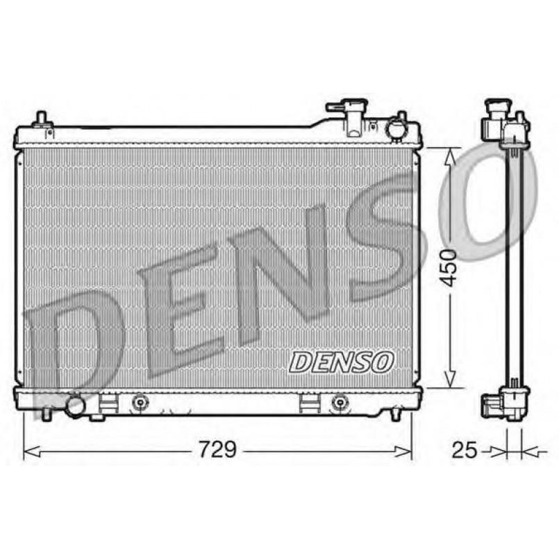 DRM46100  DENSO - Радіатор охолодження