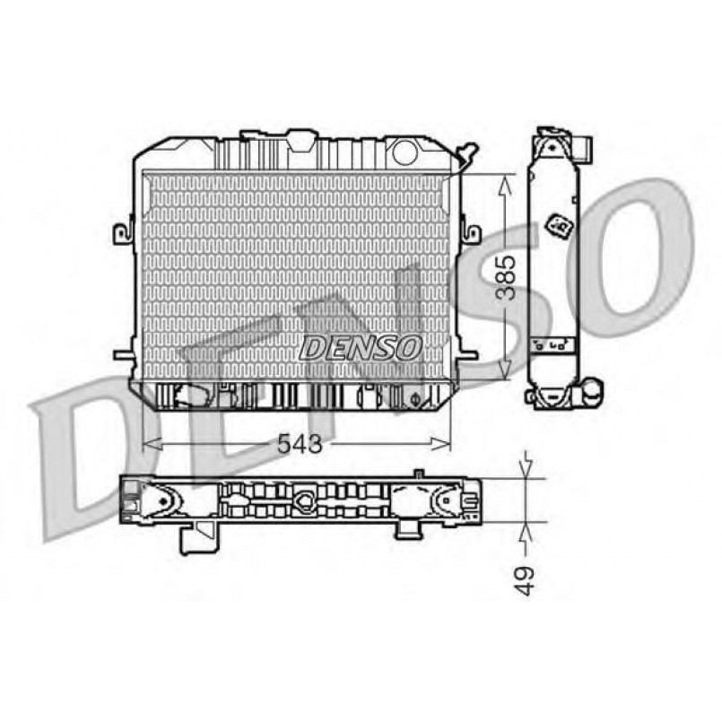 DRM46200  DENSO - Радіатор охолодження