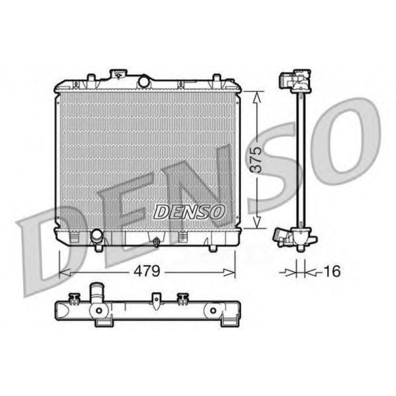 DRM47004  DENSO - Радіатор охолодження