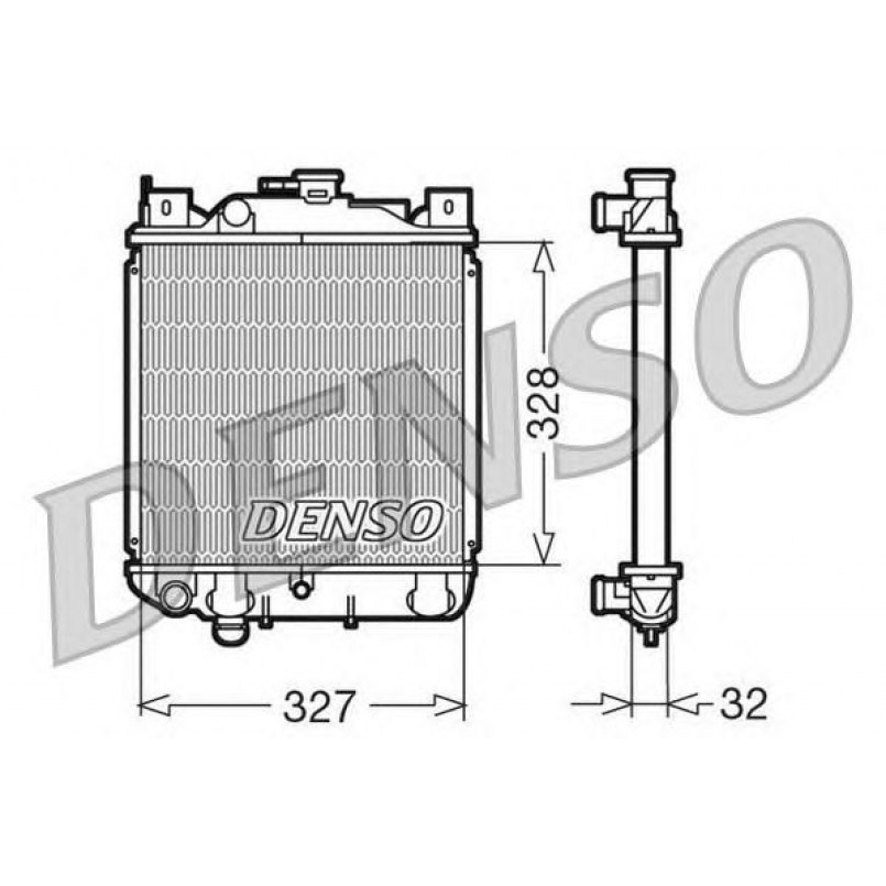 DRM47006  DENSO - Радіатор охолодження