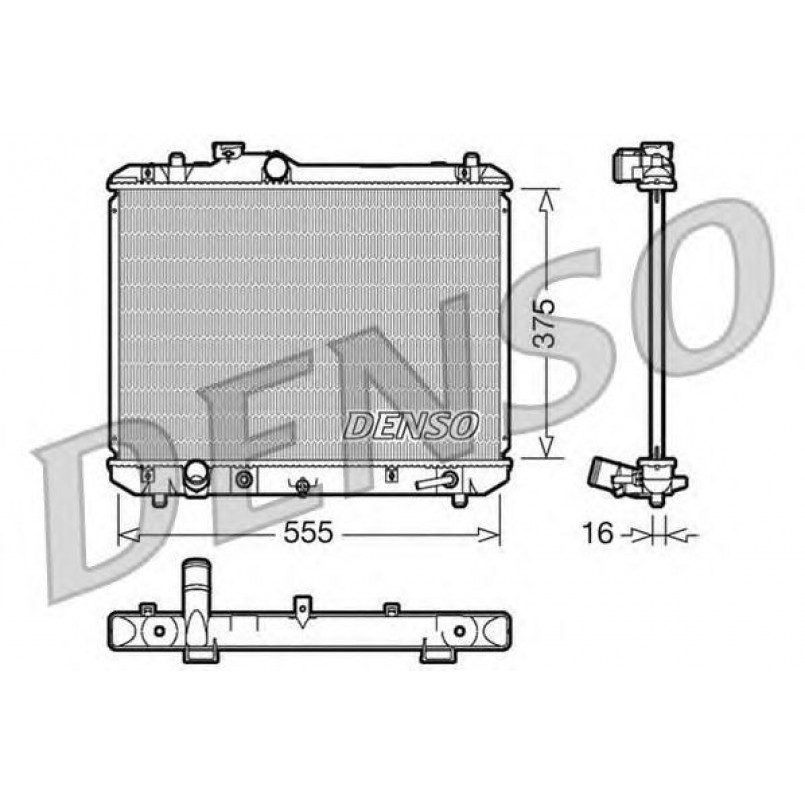 DRM47007  DENSO - Радіатор охолодження