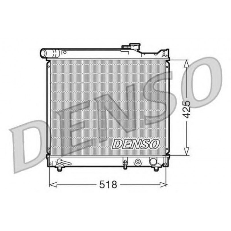 DRM47012  DENSO - Радіатор охолодження