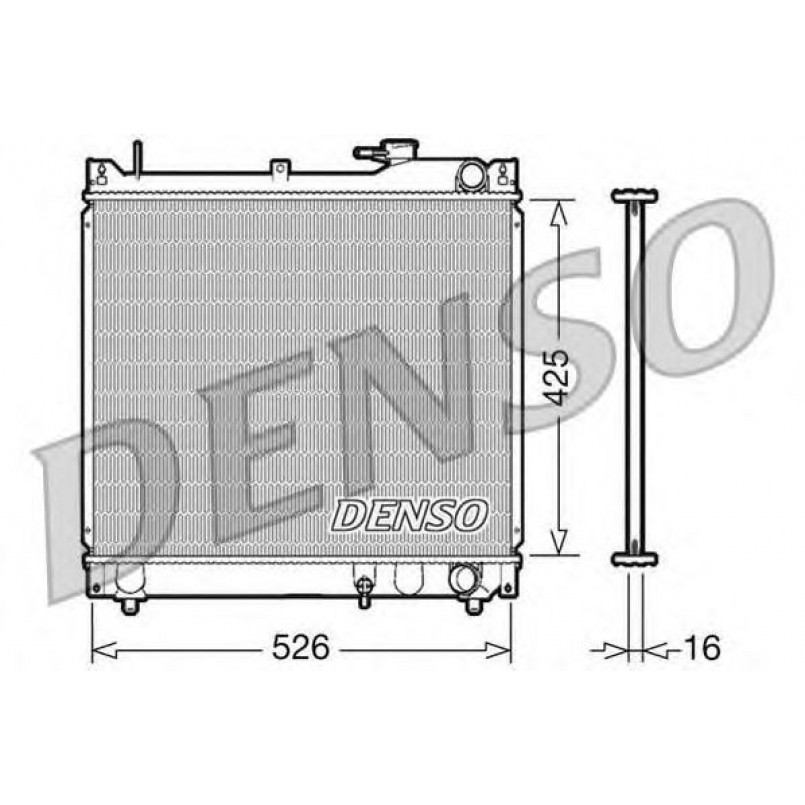 DRM47015  DENSO - Радіатор охолодження