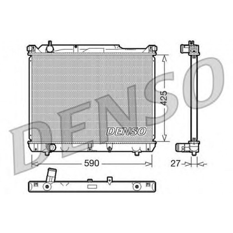 DRM47019  DENSO - Радіатор охолодження